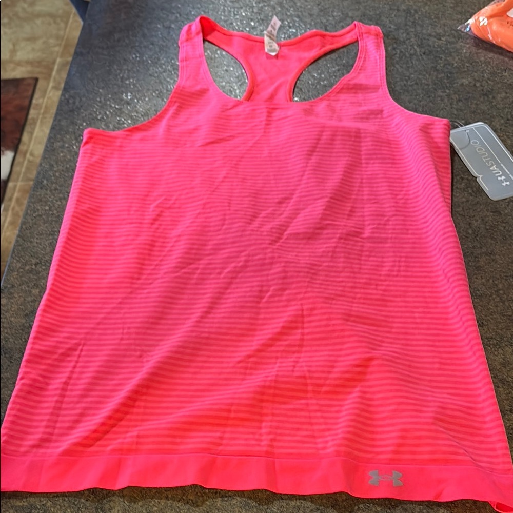 Under Armour Women's Bright Pink Tank Top